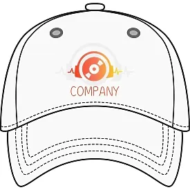 Baseball cap pattern with a pattern