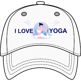 Baseball cap pattern with a pattern