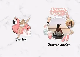 Summer Vacation photo Book Template