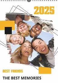 Friends Calendar Template