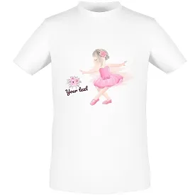 Little Ballerina T-shirt Template
