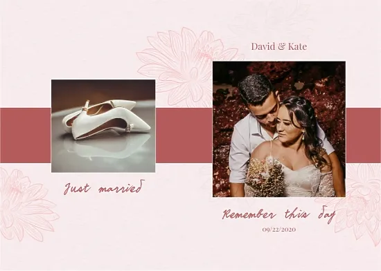 Wedding Photo Book Template