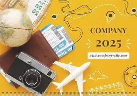 The template of the tour operator's quarterly calendar