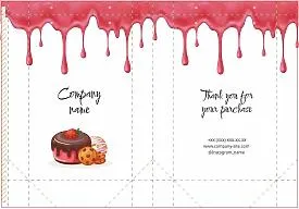 Confectionery Paper Bag Template