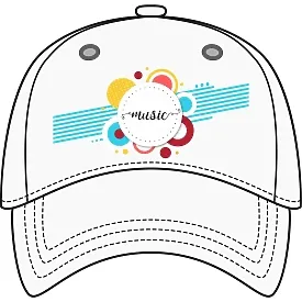 Printed Baseball Cap Template