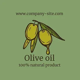 Oil bottle label template