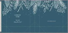 Paper bag template for the New Year