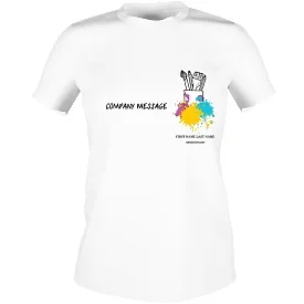 Pattern T-shirt template for Art Studio