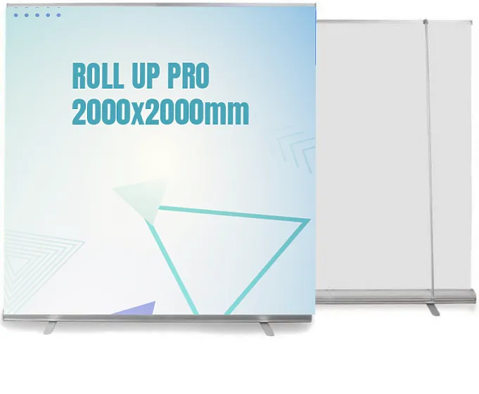 Lielie roll-up stendi