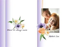 Photo book template for mom