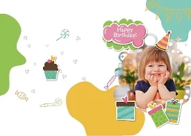 Birthday Photo Book Template